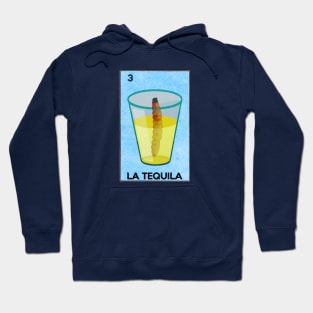 La Loteria Card- Tequila Shot with Worm Hoodie